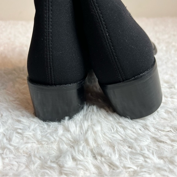 NEW Stuart Weitzman Jayla Knee Black Leather Knee High Boot in Size 8 - Picture 6 of 14